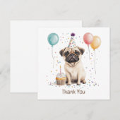 Danke Geburtstag Mops Hund (Vorne/Hinten)