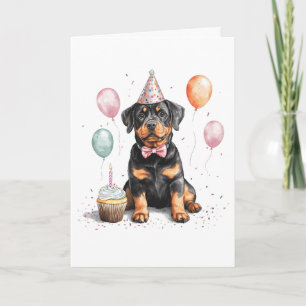 Danke Geburtstag Rottweiler Hund