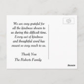 Danke | Gedenkstätte Postkarte (Rückseite)