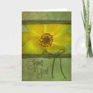 Danke - Gelbe Blume