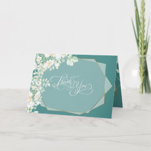 Danke   Geometrische Wildblumen und Beeren