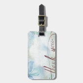 Danke Gepäckanhänger (Vorderseite vertikal)