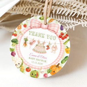 Danke Geschenk für Baby-Party für Mädchen aus der Geschenkanhänger