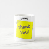Danke, Geschenk für den Menschen - Sticky Note - A Kaffeetasse (Mittel)