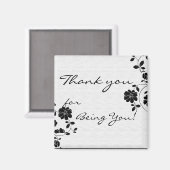 Danke, Geschenk - Magnet (Vorderseite/Rückseite)