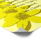 Danke, Geschenk - Poster Verse (Ecke)