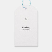 Danke, Geschenk-Tag Geschenkanhänger (Rückseite)