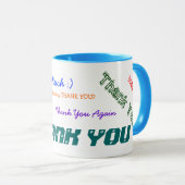 DANKE GESCHENK-TASSE TASSE (VorderseiteRechts)