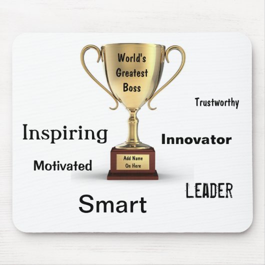 Danke Geschenke für Chef Mousepad (Vorne)