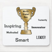 Danke Geschenke für Chef Mousepad (Vorne)