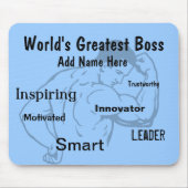 Danke Geschenke für Chef Mousepad (Vorne)