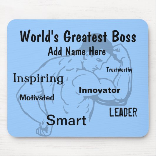 Danke Geschenke für Chef Mousepad (Vorne)