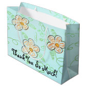 Danke, Geschenktüte (Rückseite Schrägansicht)