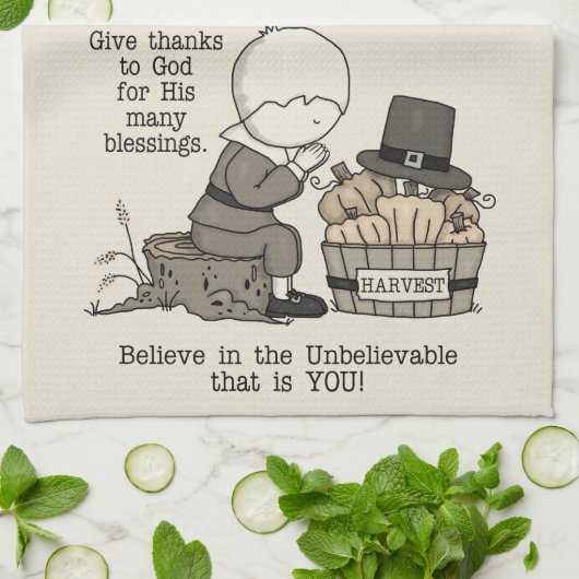 Danke Geschirrtuch (Gefaltet)