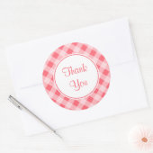 Danke Gingham Kitchen Stickers (Umschlag)