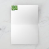 Danke, - ginko biloba zu kardieren dankeskarte (Innenseite)