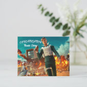 Danke Giving Fornite Postkarte (Stehend Vorderseite)