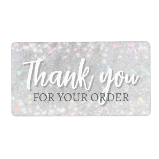 Danke, Glitzer Snow Star (Vorne)