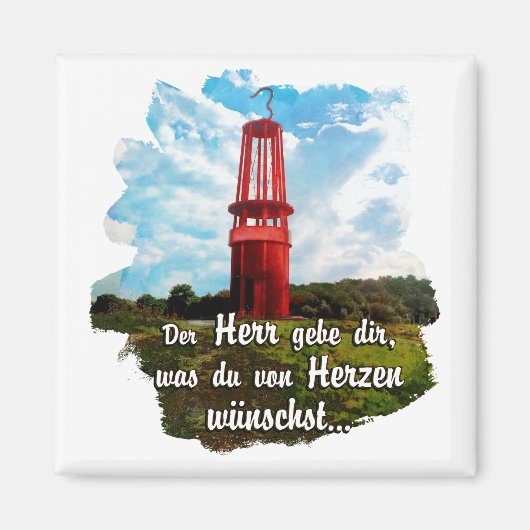 Danke. Glück auf. Das Geleucht Magnet (Vorne)