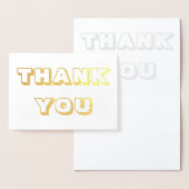 Danke, Gold oder Silber Folienkarte (Anzeige)