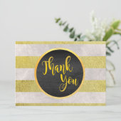 Danke Gold Wedding White Marmor (Stehend Vorderseite)