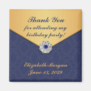 Danke Golden Damask Magnet