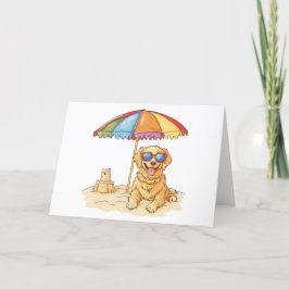 Danke Golden Retriever Beach Dog