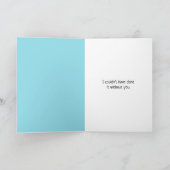 Danke Golden Retrievers Karte (Innenseite)