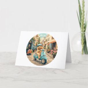 Danke Goldendoodle Dog Riding Scooter