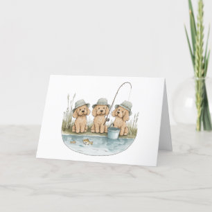 Danke Goldendoodle Hunde Fischen