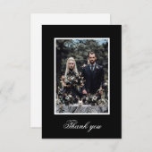 Danke Gothic Wedding Black and White Skeleton (Vorne/Hinten)