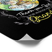 Danke Gott, dass du mir ein Oma gemacht hast Poster (Ecke)