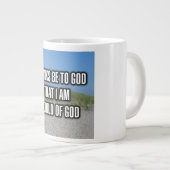 Danke Gott, dass ich ein Kind Gottes bin Tasse (Vorderseite Rechts)