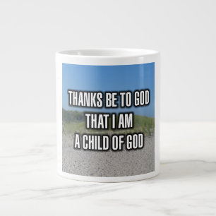 Danke Gott, dass ich ein Kind Gottes bin Tasse
