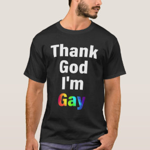 Danke Gott, dass ich schwul bin LGBT T-Shirt