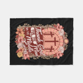 Danke Gott für den Mann am Mittleren Kreuz Fleecedecke (Vorderseite (Horizontal))