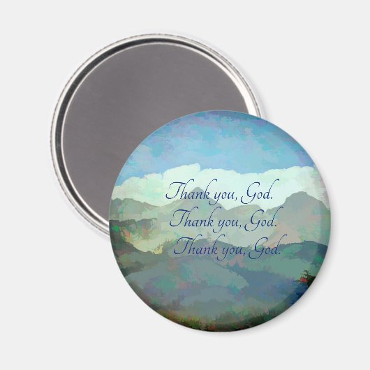 Danke, Gott. Magnet. Magnet (Vorderseite/Rückseite)