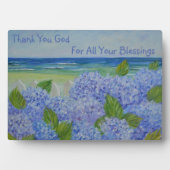 Danke Gott Seashore Fotoplatte (Vorderseite)