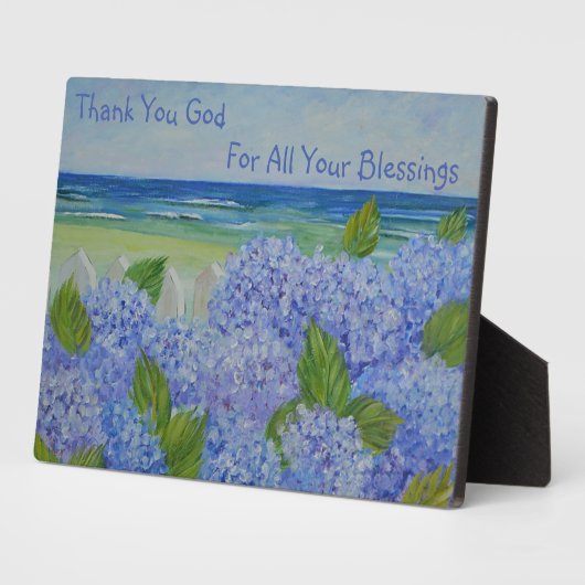 Danke Gott Seashore Fotoplatte (Seite)