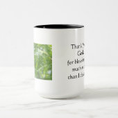 Danke, Gott - Tasse (Zentrum)