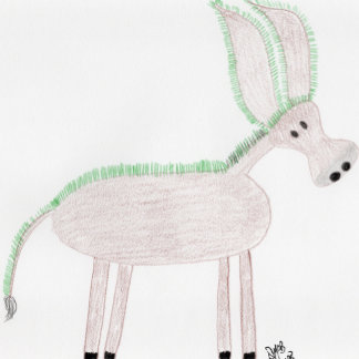 Danke - Grassy Ass (Donkey) Card Karte