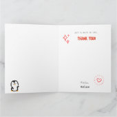 DANKE/GRATEFUL PENGUIN CARD DANKESKARTE (Innenseite)