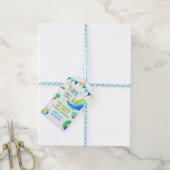 Danke Green Waterslide Summer Party Geschenktasten Geschenkanhänger (Mit Garn)