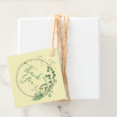 Danke Greenery Tiny Blume Wreath Geschenkanhänger (Beispiel)