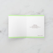 Danke grün/Brown-Karte (Innenseite)