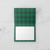 Danke grün kariert kariert rustikal Vintag (Innenseite)