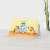 DANKE Grußkarte von Nicole Janes (Vorderseite)