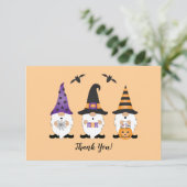 Danke Halloween Gnomes Lila Orange (Stehend Vorderseite)