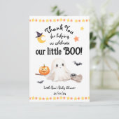 Danke Halloween Little Boo Baby Dusche (Stehend Vorderseite)