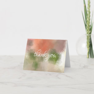 Danke Hand Schrift Abstrakt Rosen Blumen Chic